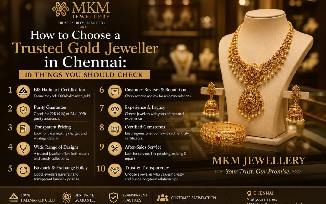 Top Gold Jewellery Stores in Chennai: Buy Hallmarked Gold